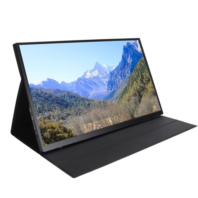 Écran de jeu portable IPS 18,5 pouces 1080p 100 Hz USB C avec haut-parleurs de protection 16:9 Externe