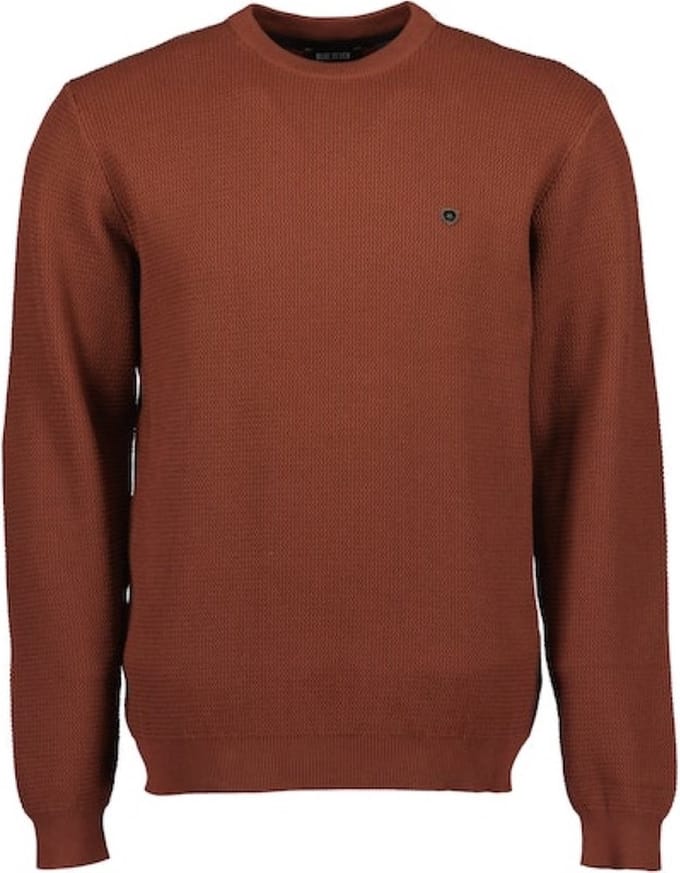 Blue seven heren - Trui 376459 roest bruin maat XXL