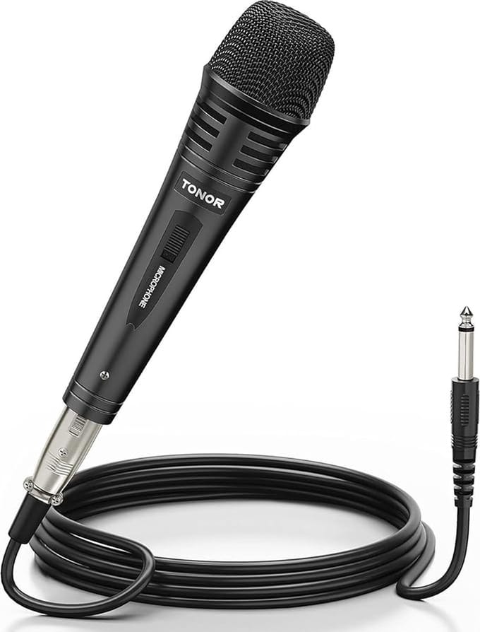 microphone - Podcast Microphone voor Podcasting, Gaming, Live Streaming & Opname, Ingebouwde Koptelefoonuitgang