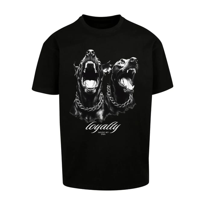 Oversized T-shirt Upscale Loyalty Dogs Heavy