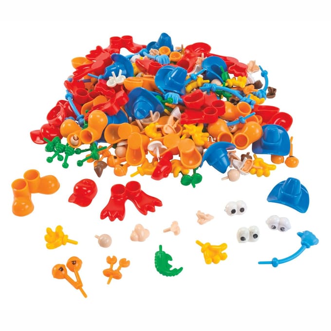 Colorations klei accessoires set - Creatieve wezens 130-delig speelgoed.