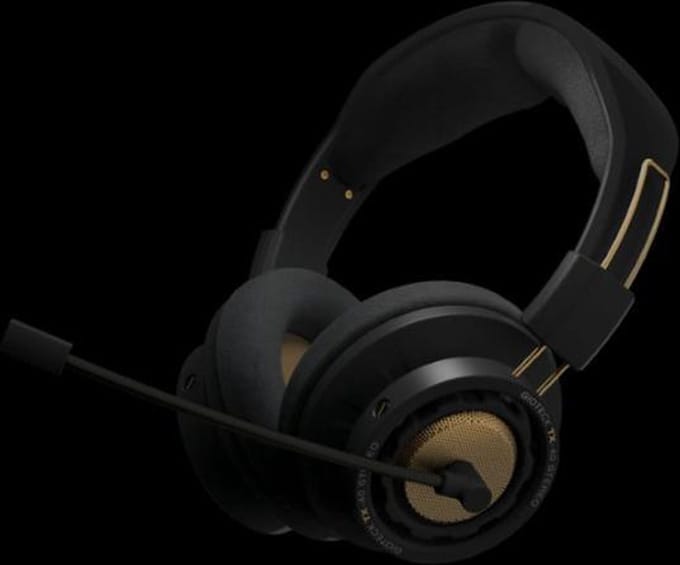 Gioteck - TX-40S Headset Hoofdband 3,5mm-connector - Zwart/Brons