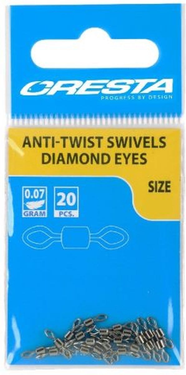 Cresta Swivels Diamond Eyes 18