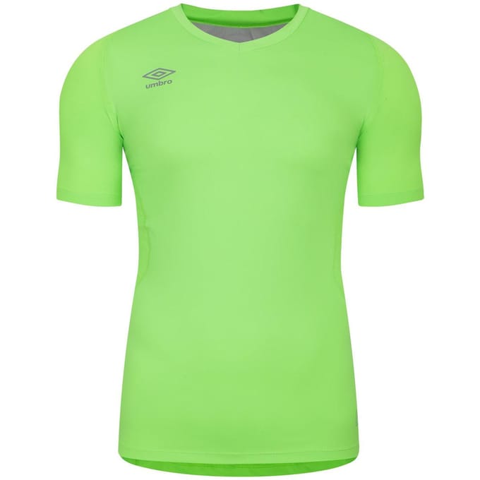 Umbro Unisex Elite V-hals Base Layer Top voor volwassenen (Groene Gekko)
