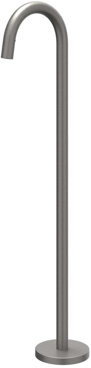 IVY Algemeen Vrijstaande baduitloop 1/2" Geborsteld metal black PVD