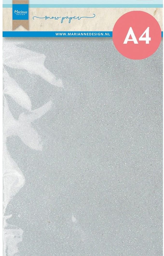 Marianne Design Decoration Paper Snow Paper A4