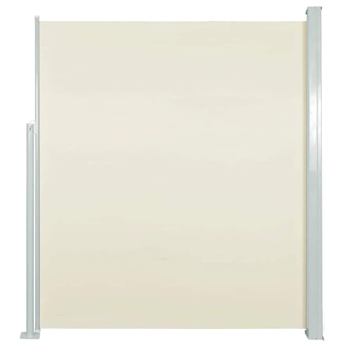 vidaXL - Tuinscherm - uittrekbaar - 140x514 - cm - crème