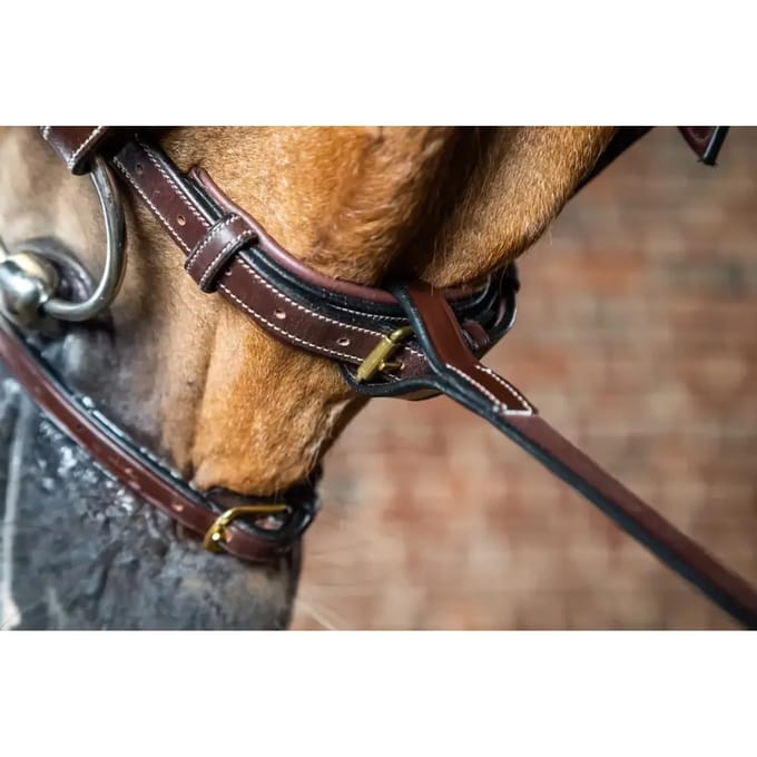 Vaste martingaalvork Bruin Pony