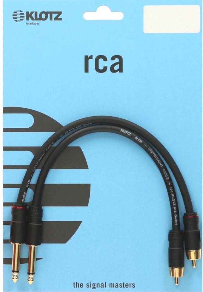 Klotz AL0060RP Audiokabel analog 0,6 m - Audio kabel