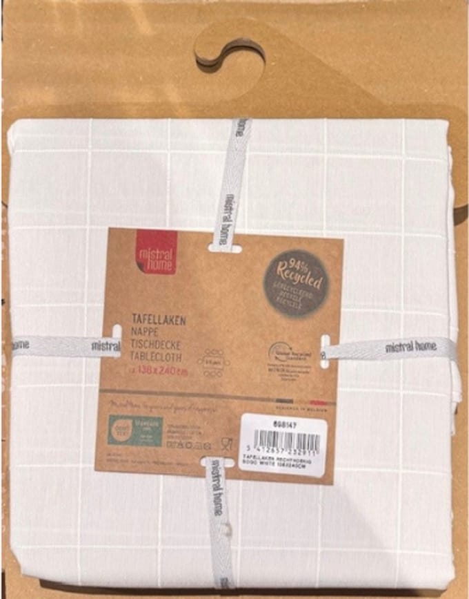 Mistral Home - Tafellaken SOGO white 138x240 cm