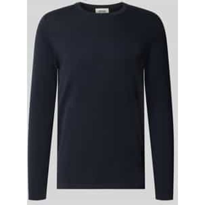 slim fit longsleeve van puur katoen