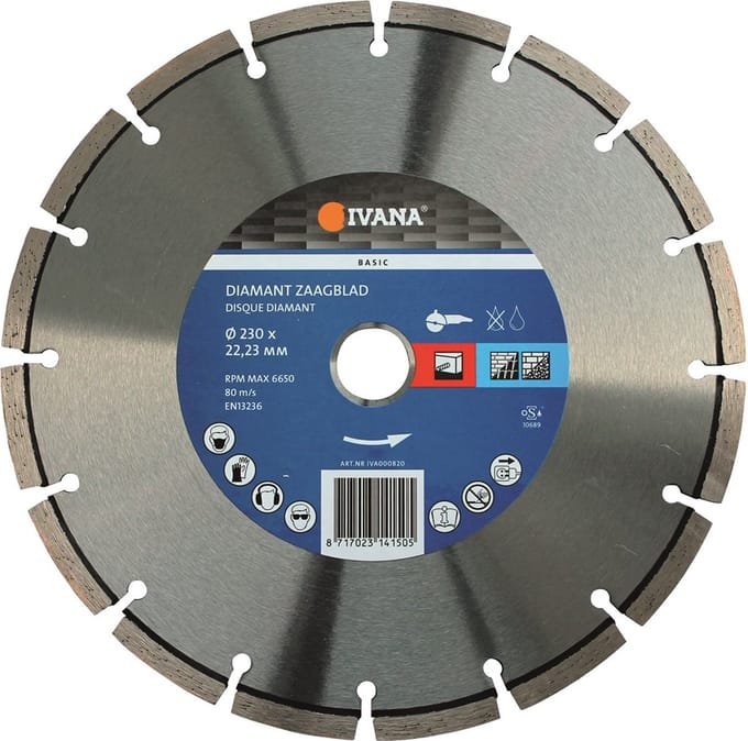 Ivana Diamantzaag Universeel Basic - Ã˜125x22.23mm