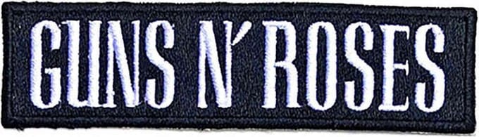 Guns N' Roses - Text Logo Patch - Zwart