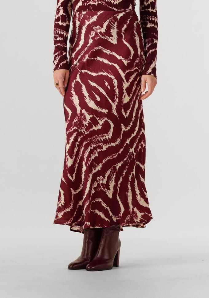 Fabienne Chapot Laurent Maxi Skirt 2 Rokken Dames - Bordeaux - Maat 36