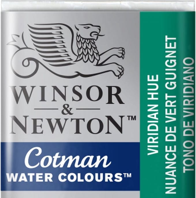 Cotman Aquarelverf, viridian hue, 1stuk