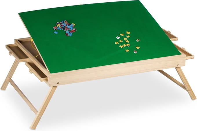 puzzeltafel - 4 lades - verstelbaar - tot 1500 stukjes - inklapbare puzzelplaat