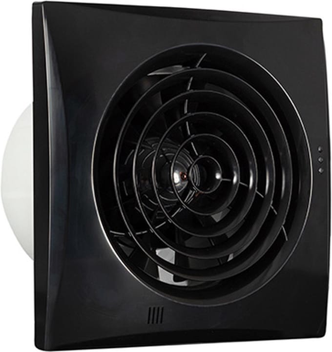 Badkamer-/ toiletventilator Silencio 125 T zwart