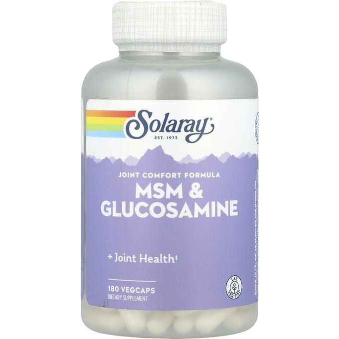 MSM & Glucosamine, Plantaardige Capsules 180
