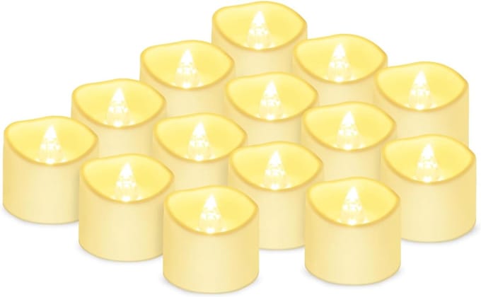 Core® LED Kaarsen Oplaadbaar - Nep Kaarsen - Geel - 4cm x 4cm x 4cm