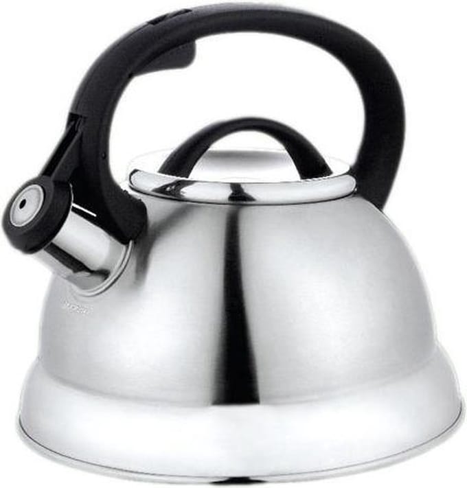 Kinghoff 3774 - Fluitketel - 2.2 liter - RVS - met fluit