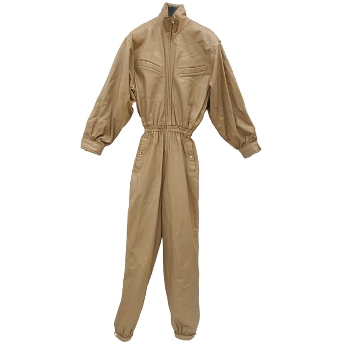 Zimmermann spionageoverall in beige leer