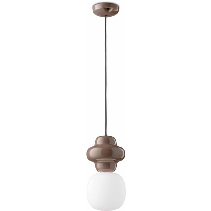 Ferroluce Hanglamp Copacabana, bruin