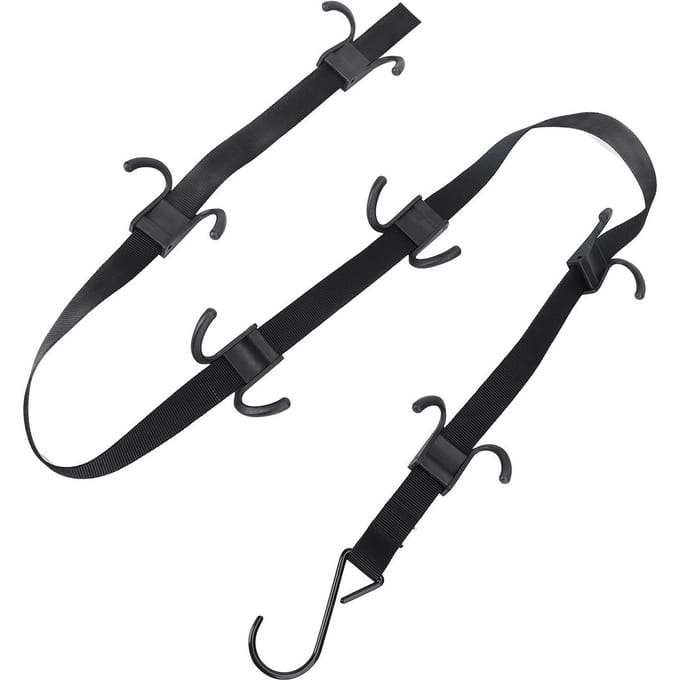 Hockey Hanger Multifunctionele Polyester Hockey Uitrusting Organizer Hangband voor Thuis Reizen black