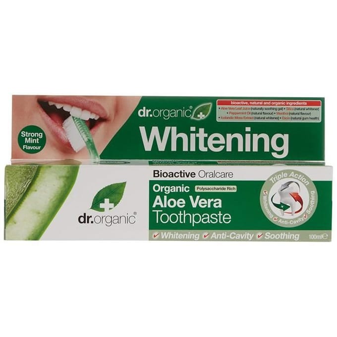 Dr Organic Aloë Vera Whitening Tandpasta