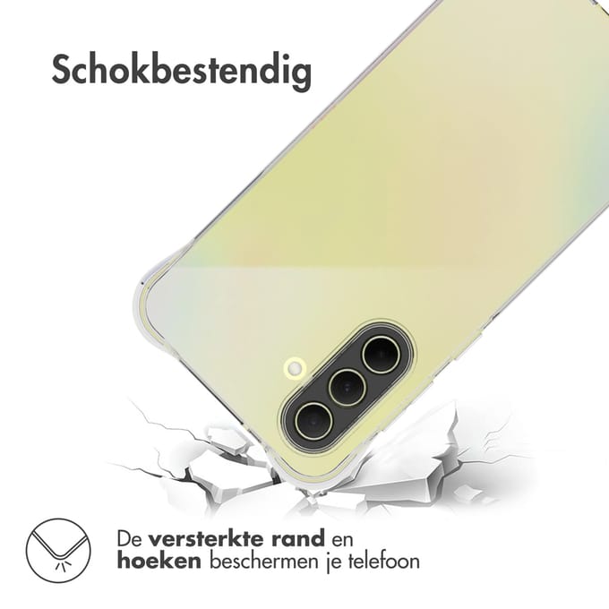 imoshion Hoesje - Geschikt voor Samsung Galaxy A36 - Shockproof Case - Transparant