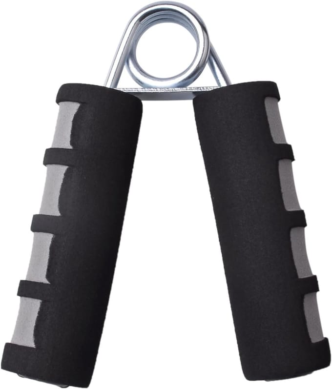 Hand trainer - grip trainer - sterkteniveau 15 KG - zwart/grijs