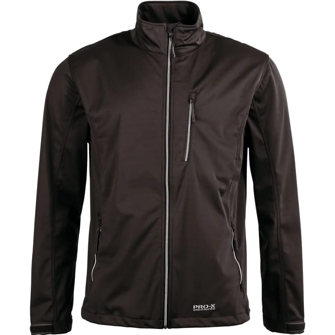 Pro-x Elements Outdoorjas Dario Heren Polyester Antraciet Mt S