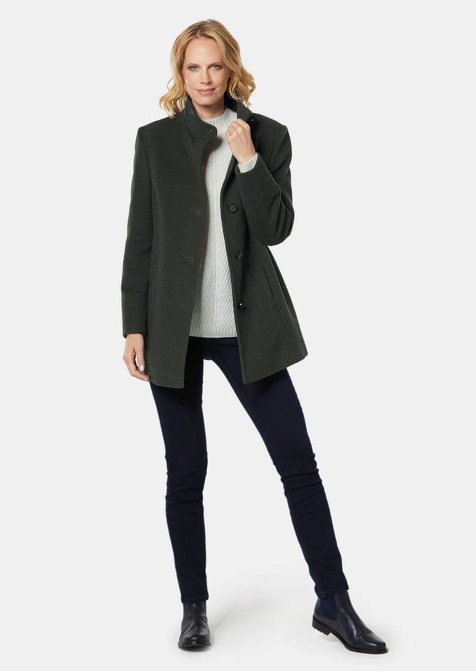 Jack in wolmix - donkergroen - Gr. 23 van Goldner Fashion