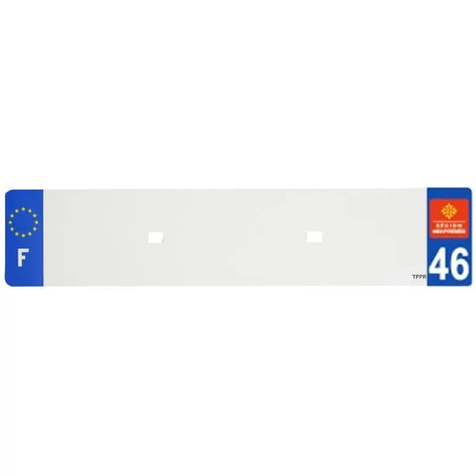 Nummerplaatstrip voor pvc Top Plaq 46