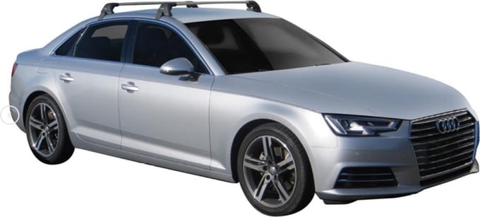 Audi A4 S4 RS4 Limousine 4drs Sedan  2015 - heden Premium Dakdrager Zwart Whispbar Auto Exterieur Accessoires