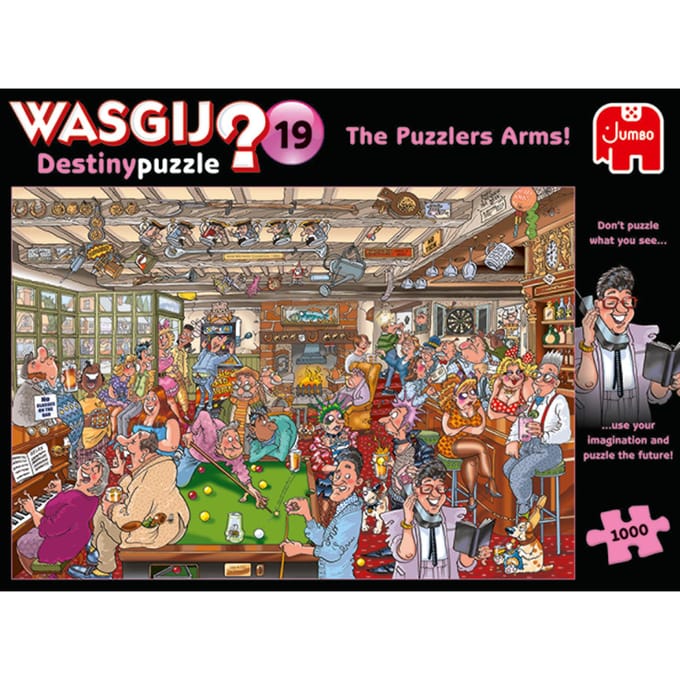 Wasgij Destiny 19 Café De Puzzelhoek! puzzel - 1000 Stukjes