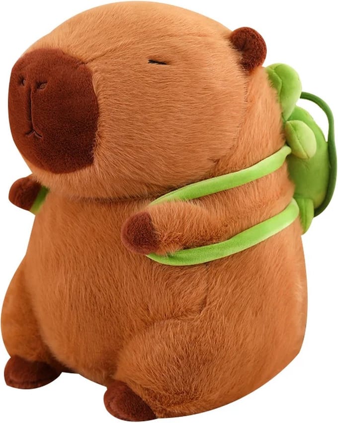 Klikkopers® - Capybara Knuffel Groot - 90 CM - Capibara Knuffel - Kawaii Knuffel - Kawaii Kussen