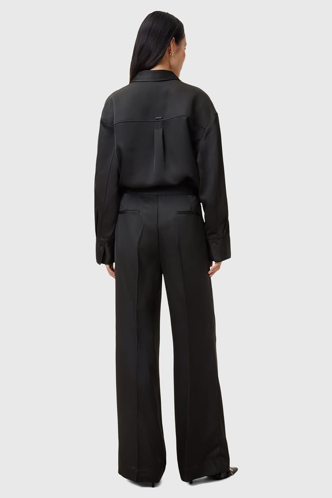AllSaints Myrtle Trouser Black Taglia: 4 | Pantaloni Outlet | Donna | Nero