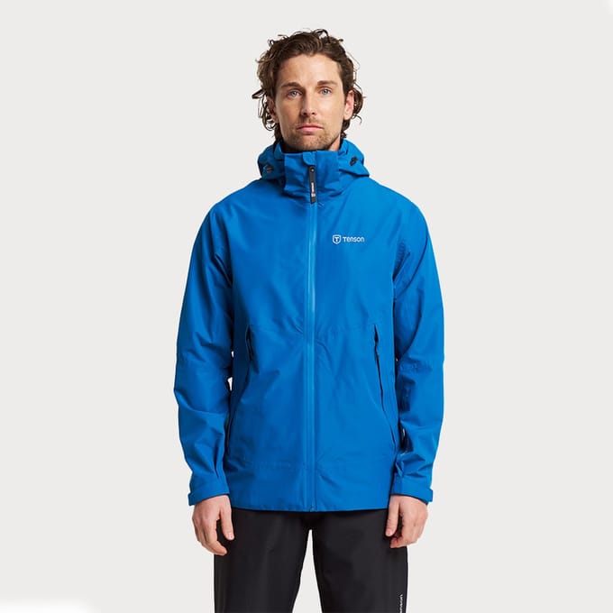 Regenjas - TENSON Regenjas Heren Winga Rain Jacket Blue Sapphire - Maat