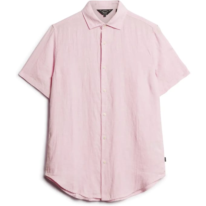 Superdry - Studios casual linnen overhemd - Heren - Shirts