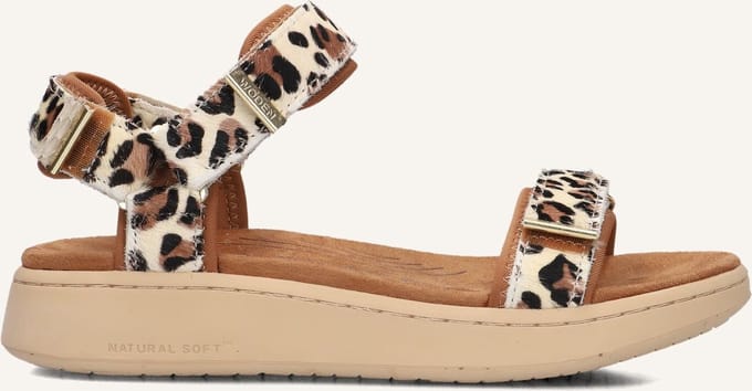Woden Line Sandalen - Dames - Beige - Maat 39