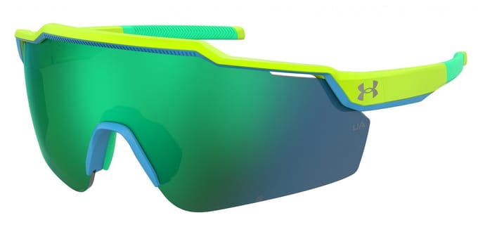 Under Armour UA LEVELUP Yellow blue 99/1/125 MAN Zonnebrillen