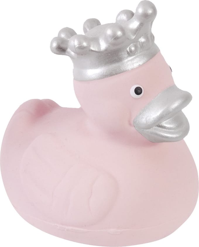 BAMBAM Rubberen Badeend - Roze - Baby cadeau