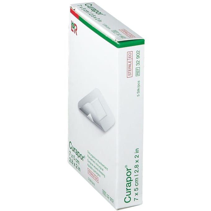 Curapor Verband Adh Steriel 7cmx 5cm 32902 5 Pleister