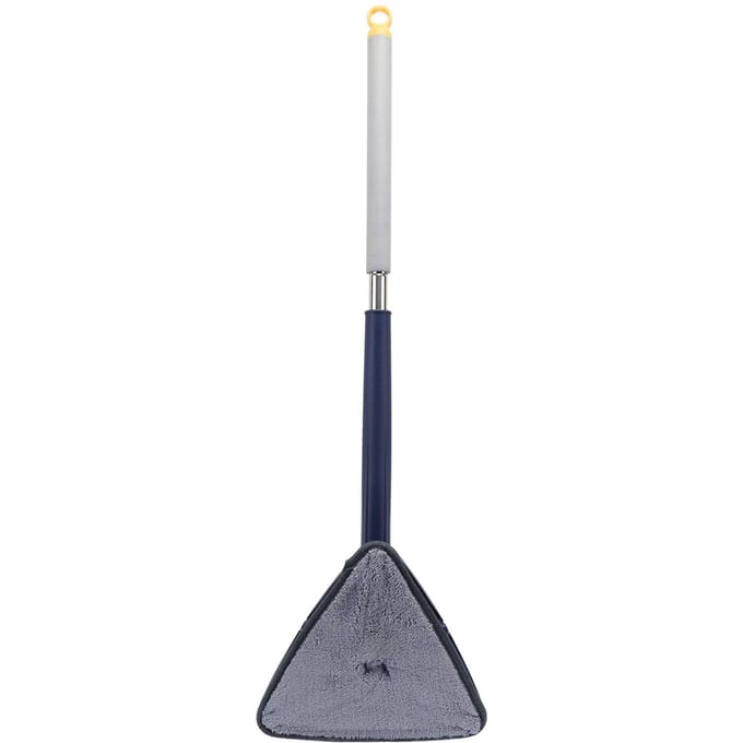 Serpillière Triangulaire Réglable et Rotative Serpillière Multifonction pour Nettoyage Mural avec Long Manche Lavage à la Main Libre Serpillière de Plafond white