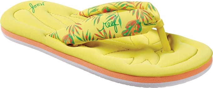 Reef Kids Pool Float - Maat 31.32 - Meisjes Slippers - Yellow Palm