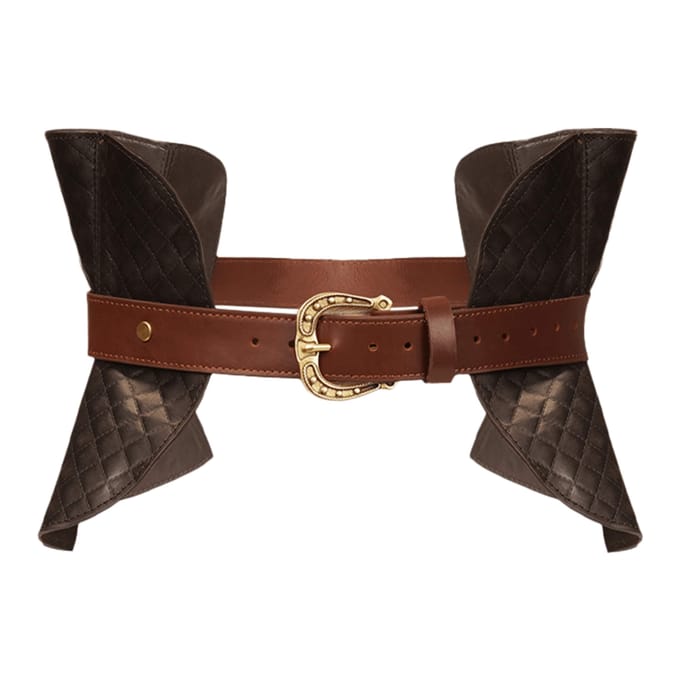 Liebe Seele - The Equestrian Leather Corset - Leren Corset M/L