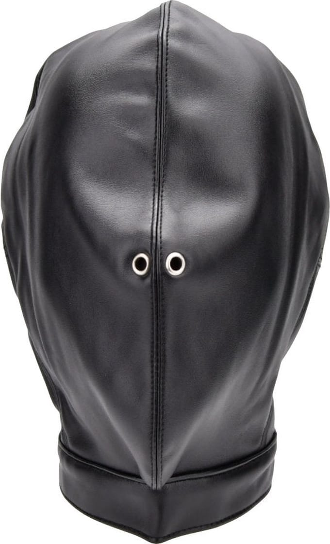 Bound To Please - Blackout Hood mask - BDSM Bondage Masker