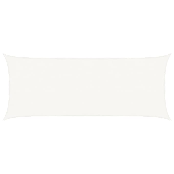 vidaXL - Zonnezeil - 160 - g/m² - 2x5 - m - HDPE - wit