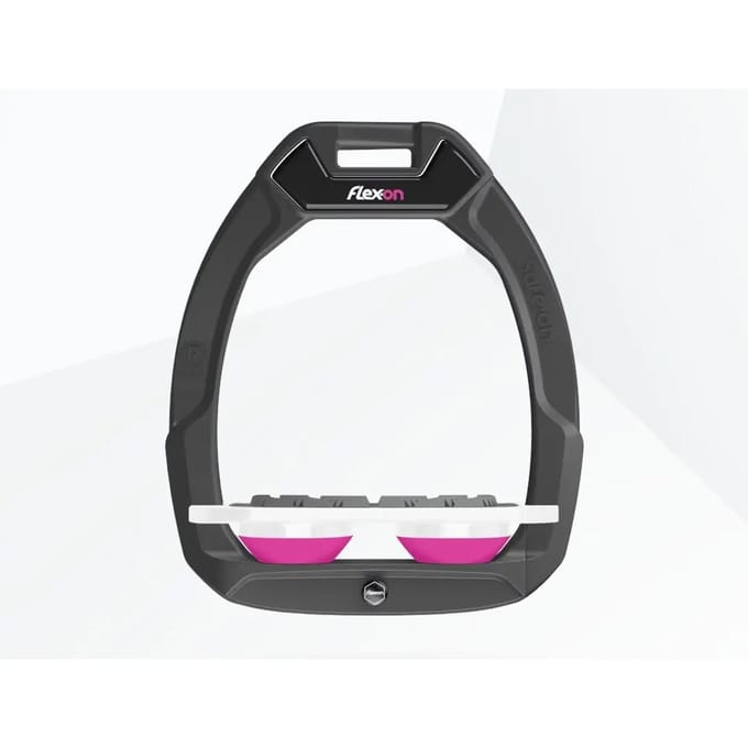 Veiligheidsnamen in Plat Grip Antraciet/Wit/Roze Flex-On Safe-On