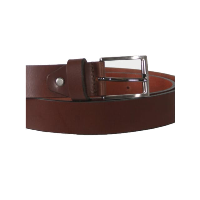 Mens Belt - Riem - Heren - 95 - Bruin - Leer - 1950-pant
